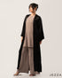 Ankle-Length Crush Satin & Polyester Three-Piece Set 61951